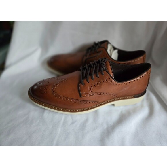 Cole Haan Go To Wing Oxford Wingtip Dress Shoes - British Tan - Mens 13 Wide NEW main image 5